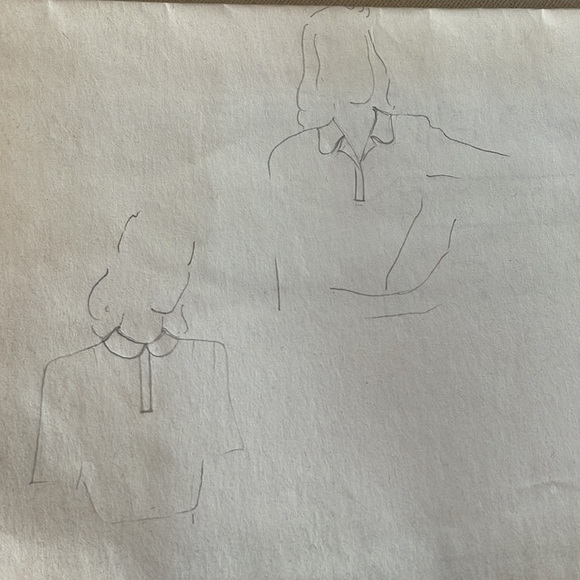 Vintage Vogue Pattern, 9822, size 16, bust 34, hip 37, ca 1940's - Picture 8 of 9